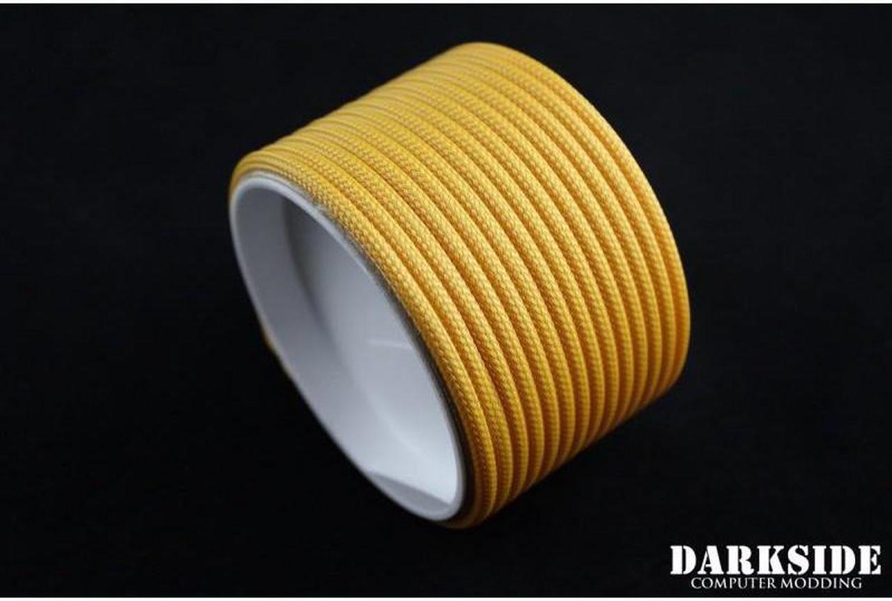 Darkside 6mm (1/4") High Density Cable Sleeving - Gold (DS-0433)