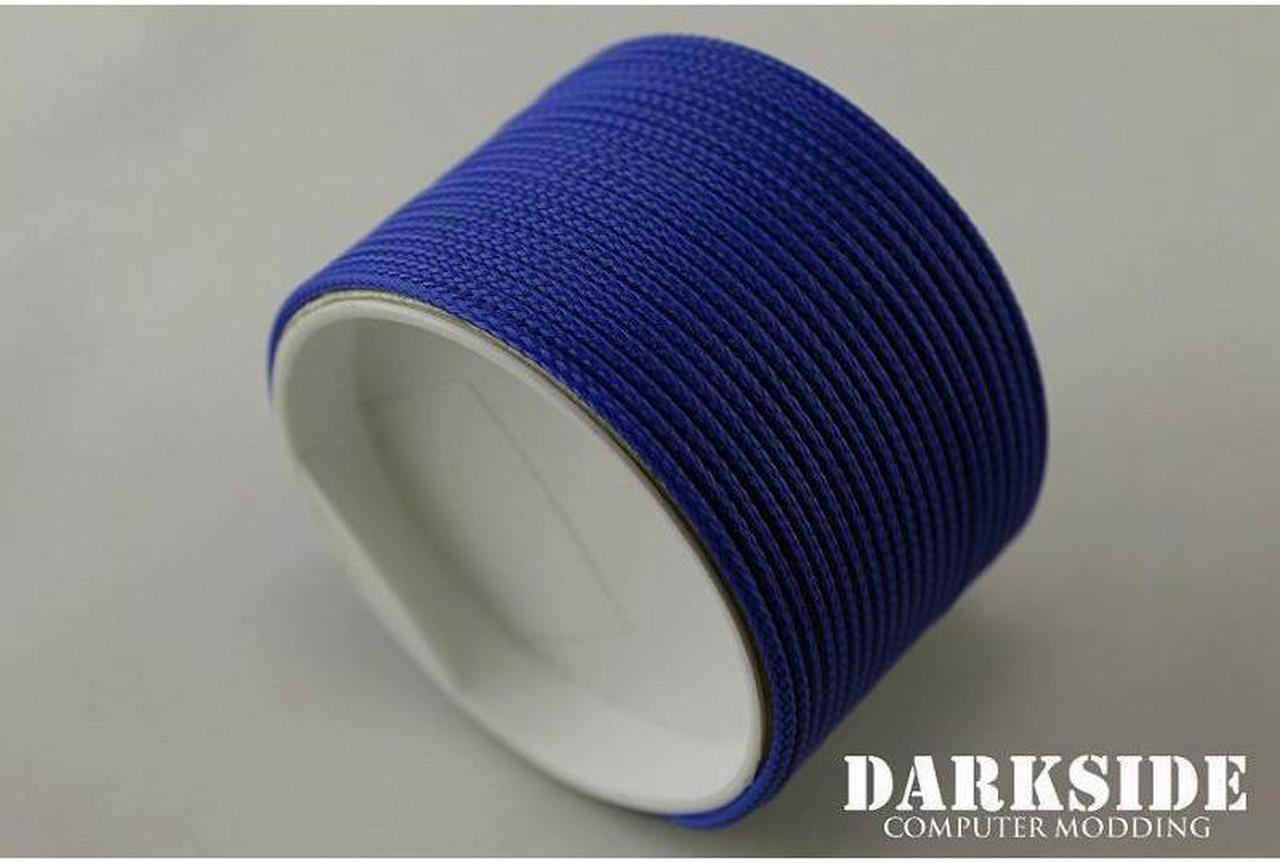 Darkside 2mm (5/64") High Density Cable Sleeving - Dark Blue UV (DS-HD2-BLU)