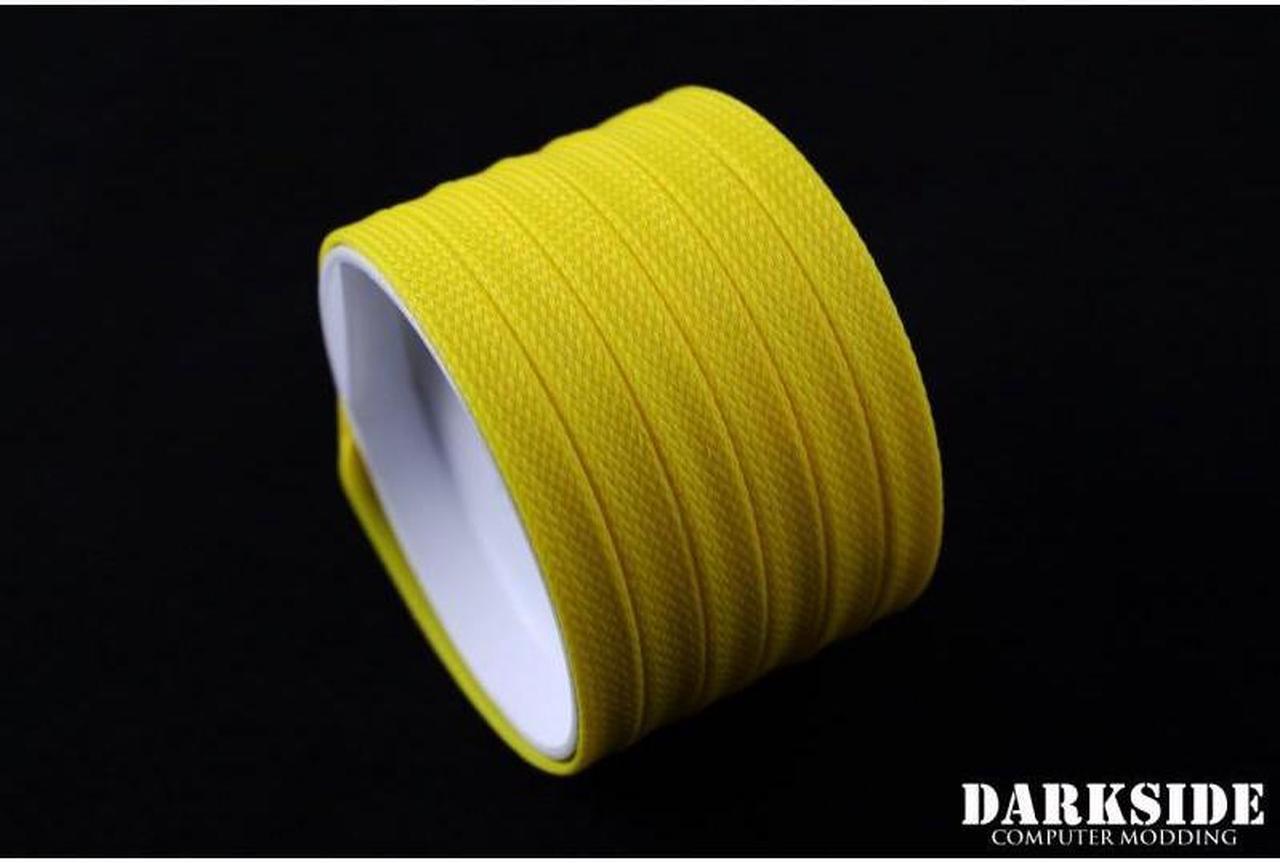 Darkside 6mm (1/4") High Density Cable Sleeving - Yellow II (DS-0429)