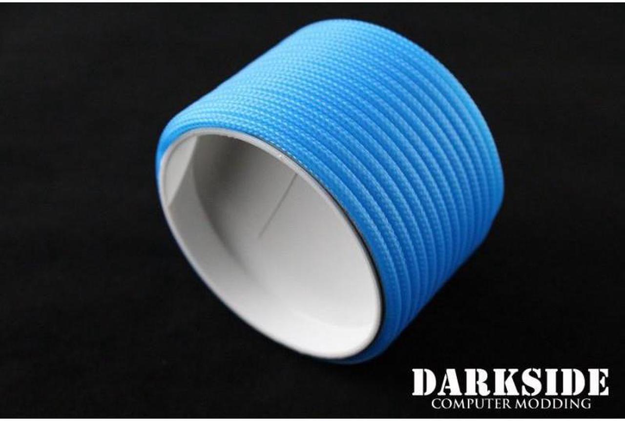 Darkside 4mm (5/32") High Density Cable Sleeving - Aquamarine Blue (DS-0066)