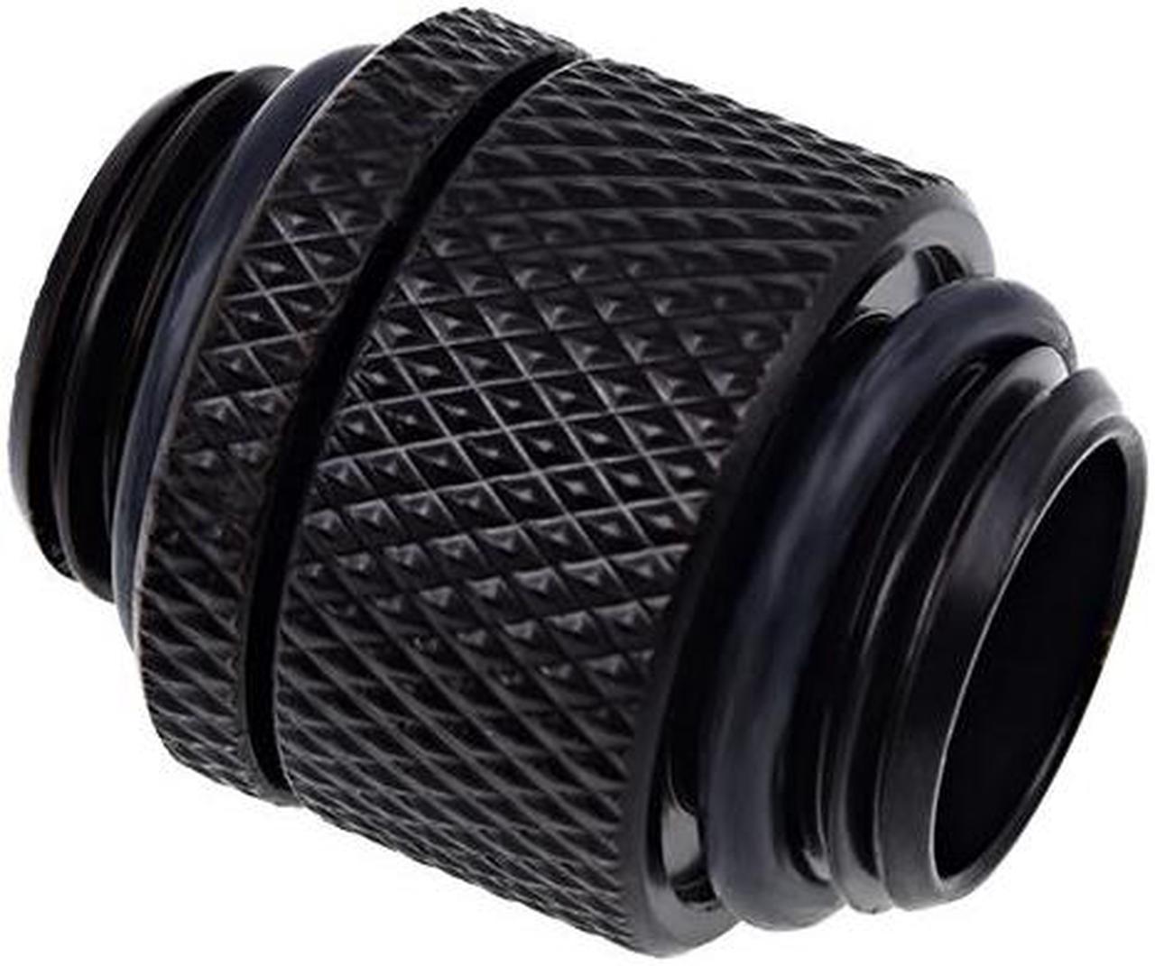 Alphacool Eiszapfen G1/4" Male To Male Rotatable Adapter Fitting - Black (17244)