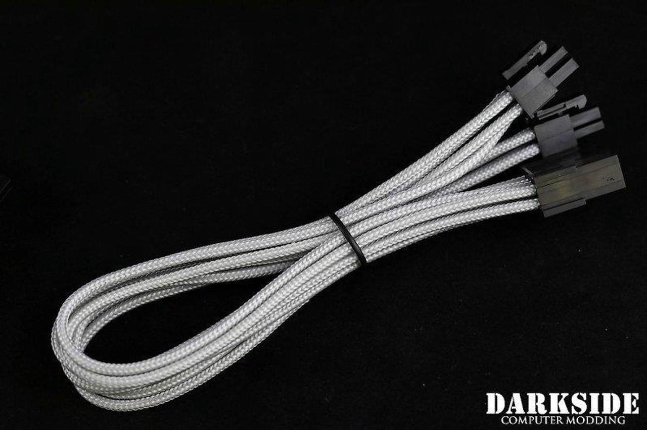 Darkside 4+4 EPS 12" (30cm) HSL Single Braid Extension Cable - Titanium Gray (DS-0700)