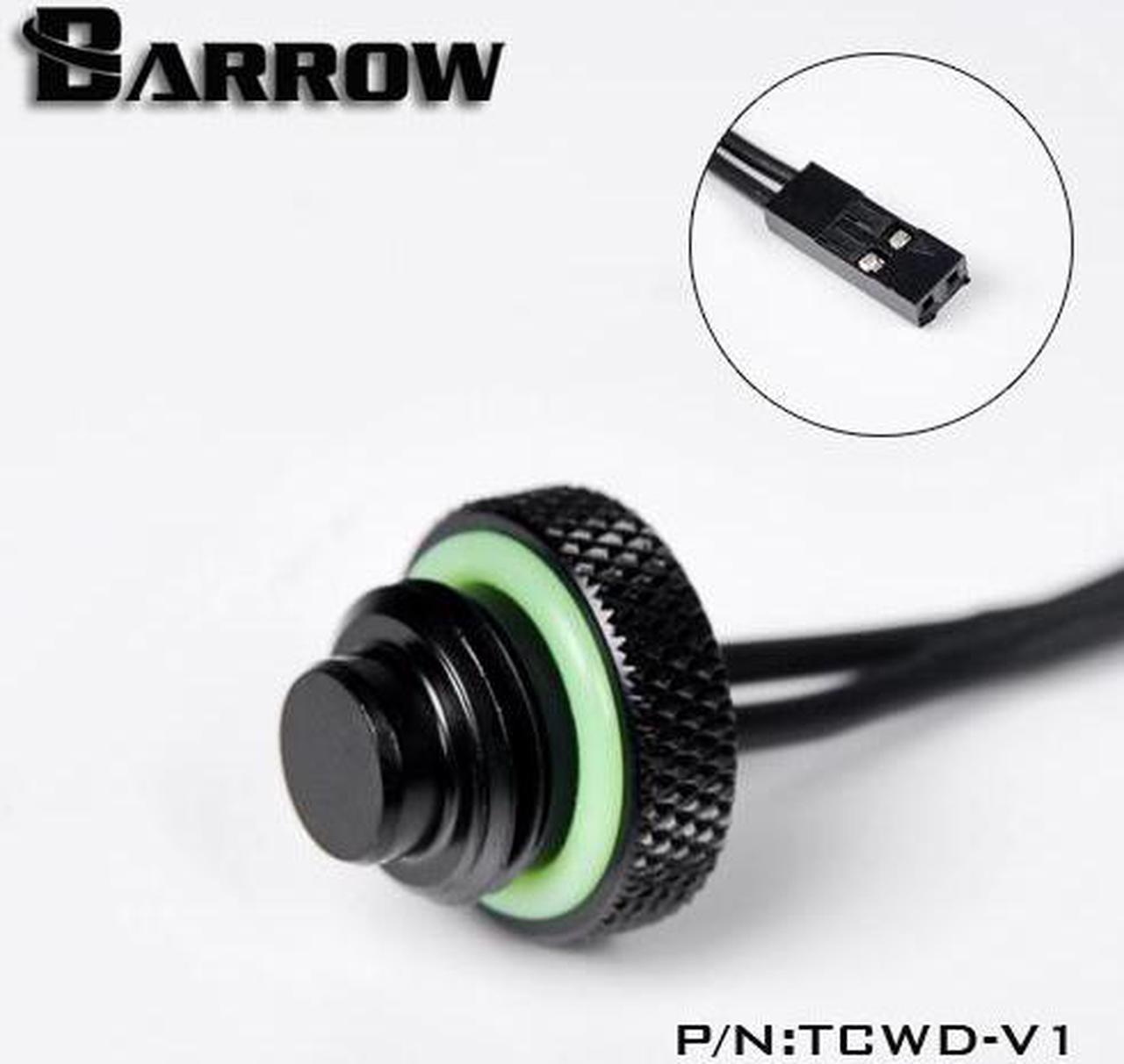 Barrow G1/4" 10K Temperature Sensor Stop Fitting, Black