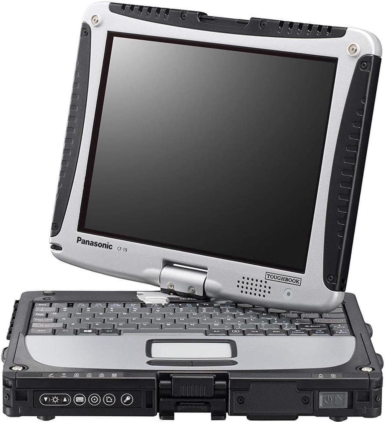 Main image of Panasonic Toughbook CF-19 MK7, Fully Rugged Convertible Laptop, 10.1" XGA Touchscreen + Digitizer, i5-3340M (3MB, 2.70 GHz, Dual-Core), 8GB, 256GB SSD, WiFi, Bluetooth, Windows 10 Pro
