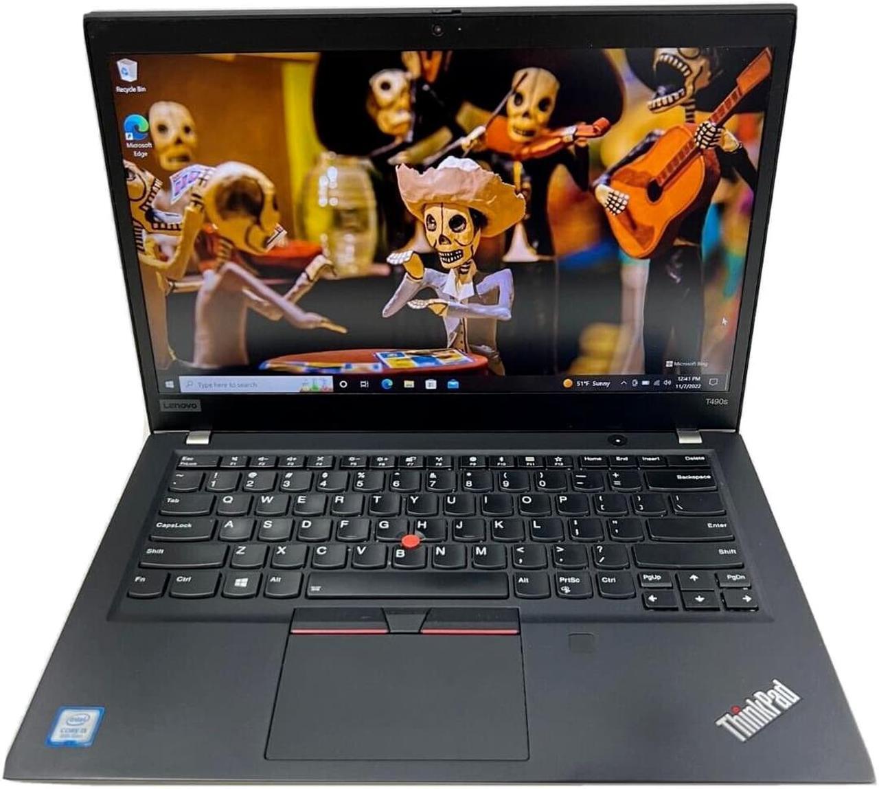 Main image of Lenovo ThinkPad T490s Laptop Intel Core i5-8365U 1.60Gz 8GB RAM 256GB SSD 14.0" FHD (1920 x 1080) WIFI Web Camera Fingerprint Reader Backlit Keyboard Type C / Thunder bolt HDMI Windows 10 Pro 64 bit
