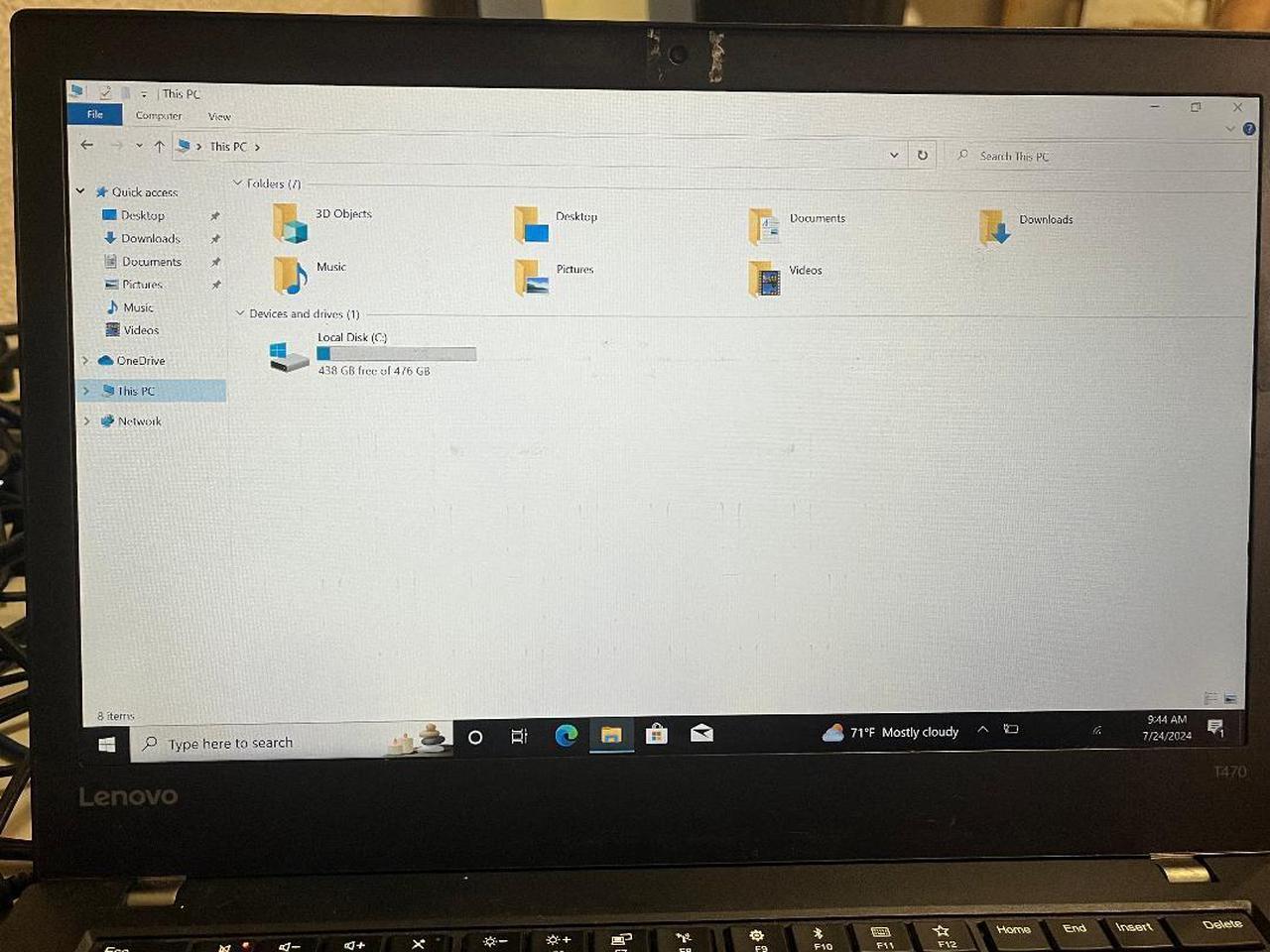 Alt view image 6 of 6 - Lenovo ThinkPad T470 14.0-in Laptop - 16GB 512GB SSD Windows 10 Pro 64-Bit - Webcam