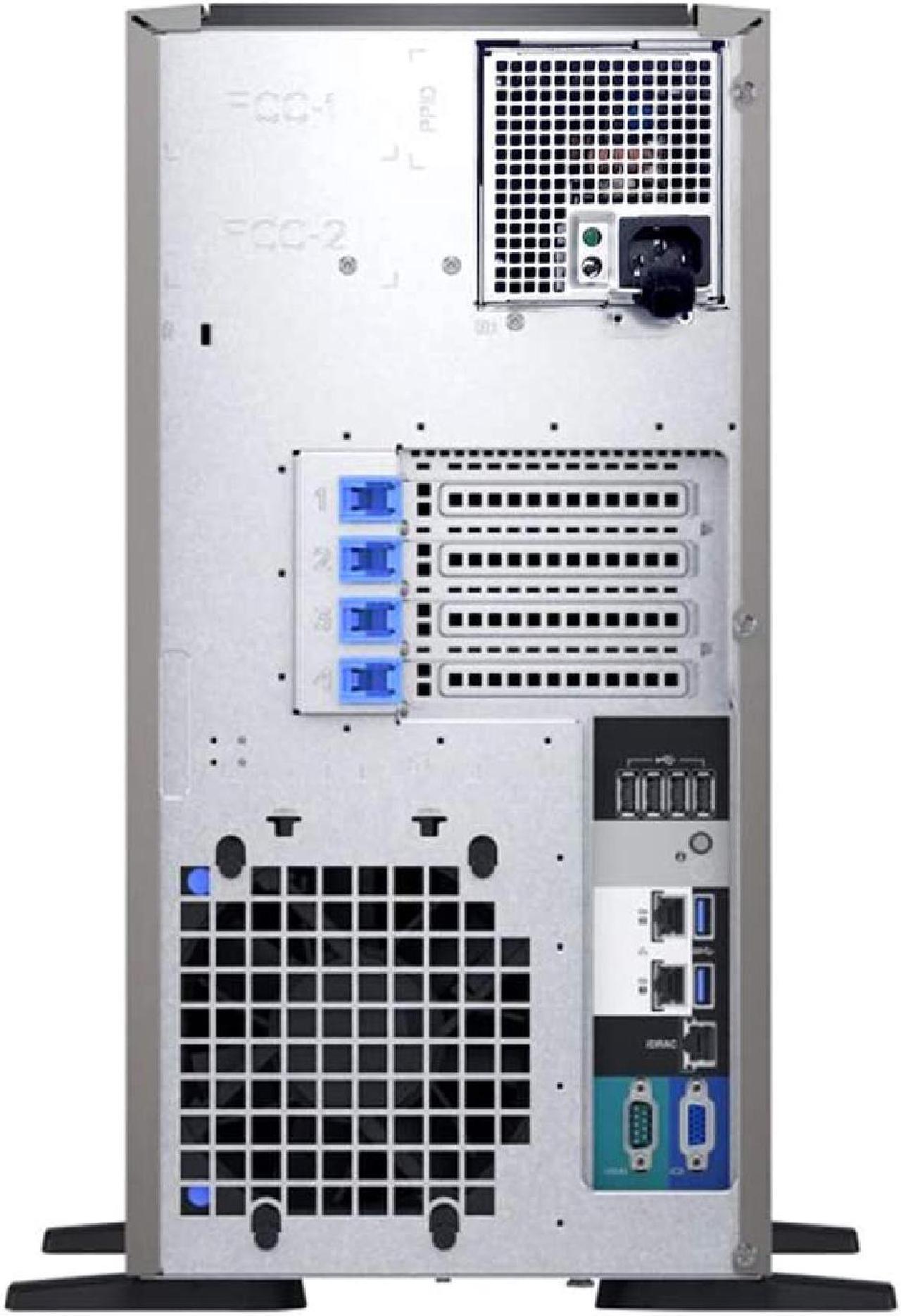 Alt view image 5 of 5 - Dell PowerEdge T340 Server Bundle with 16GB USB Flash Drive, Intel Xeon E-2124 Quad-Core, 32GB DDR4, 16TB SATA HDDs, RAID, Single PSU
