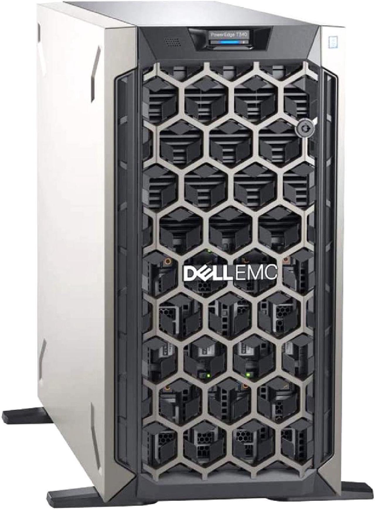 Alt view image 2 of 5 - Dell PowerEdge T340 Server Bundle with 16GB USB Flash Drive, Intel Xeon E-2124 Quad-Core, 32GB DDR4, 16TB SATA HDDs, RAID, Single PSU