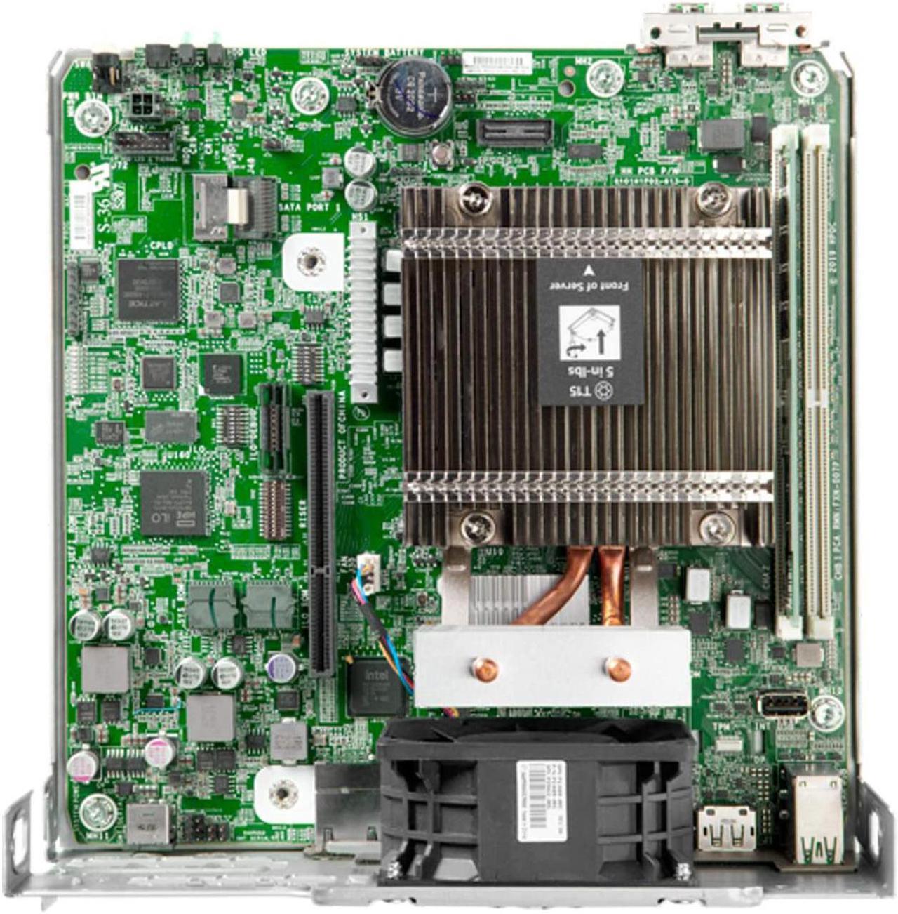 Alt view image 4 of 5 - HP MicroServer Gen10 Plus Tower Server for Business, Xeon E-2224 3.4GHz, 64GB RAM, 16TB Storage, RAID, Windows Server 2019