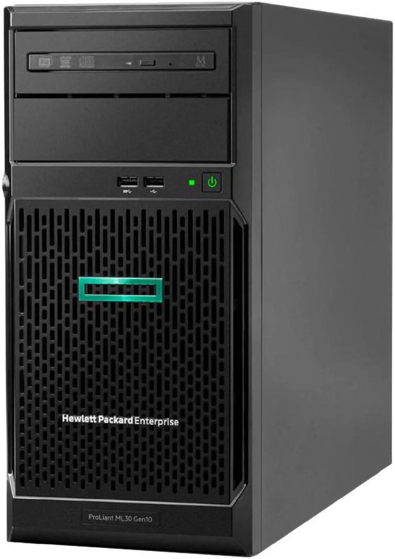 Alt view image 2 of 4 - HPE ProLiant ML30 Gen10 Tower Server, Intel Xeon E-2124 Quad-Core 3.3GHz 8MB, 32GB DDR4 RAM, 8TB Storage, RAID, iLO 5, Windows 2019