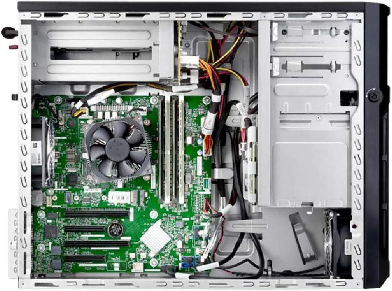 Alt view image 4 of 4 - HPE ProLiant ML30 Gen10 Tower Server, Intel Xeon E-2124 Quad-Core 3.3GHz 8MB, 32GB DDR4 RAM, 8TB Storage, RAID, iLO 5, Windows 2019