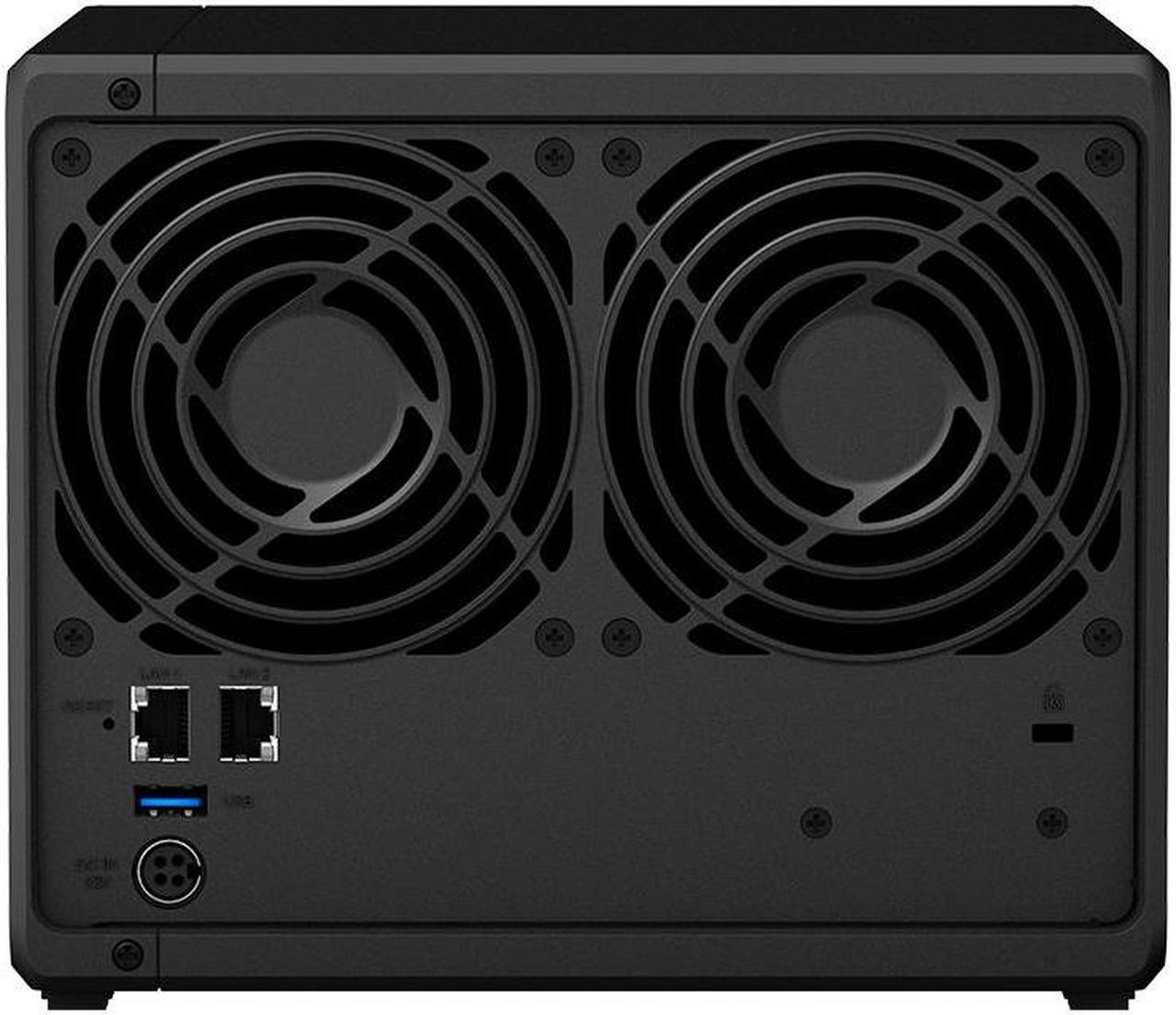 Alt view image 4 of 5 - Synology DiskStation DS420+ NAS Server for Business with Celeron CPU, 6GB Memory, 1TB M.2 NVMe SSD, 8TB SSD Storage, Synology DSM Operating System