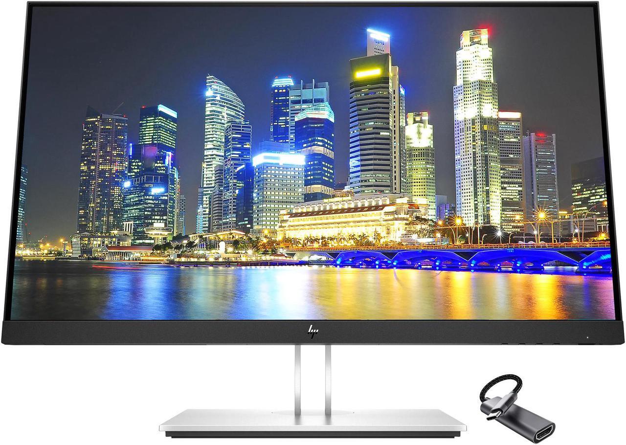 Main image of HP EliteDisplay E24 G4 24 Inch IPS FHD Multi-Device Monitor Bundle with Blue Light Filter, HDMI, DisplayPort, HDMI to USB-C Adapter, Compatible with MacBook, MacBook Pro, MacBook Air, iPad and iPhone