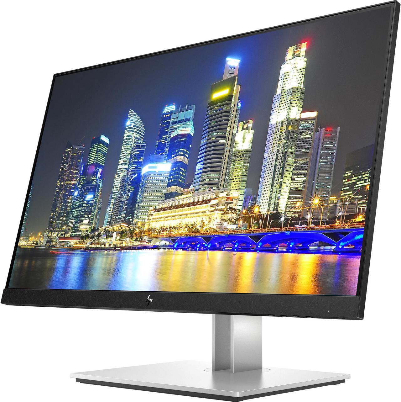 Alt view image 3 of 5 - HP EliteDisplay E24 G4 24 Inch IPS FHD Multi-Device Monitor Bundle with Blue Light Filter, HDMI, DisplayPort, HDMI to USB-C Adapter, Compatible with MacBook, MacBook Pro, MacBook Air, iPad and iPhone