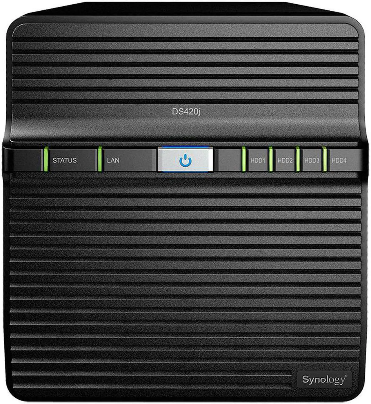 Main image of Synology DiskStation DS420j NAS Server with 1.4GHz CPU, 1GB Memory, 8TB SSD Storage, 1 x 1GbE LAN Port, DSM Operating System