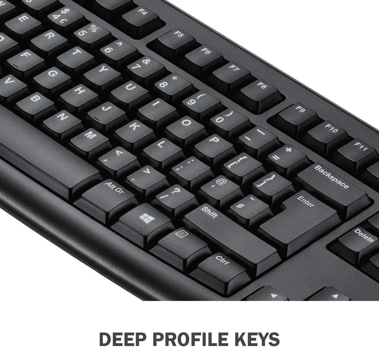Alt view image 4 of 7 - Logitech MK270 Wireless Keyboard & Mouse Combo Travel Home Office Modern Bundle for PC & Laptop, Pack of 5