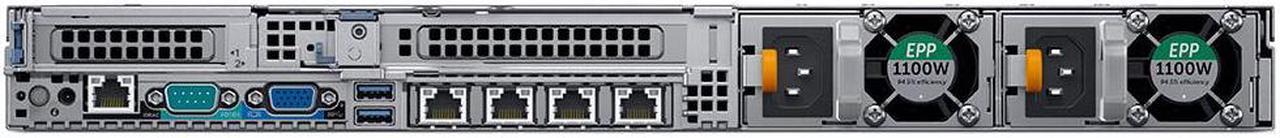 Alt view image 4 of 6 - Dell PowerEdge R640 1U Rack Server, Dual Xeon 6148 2.40 GHz, 256GB DDR4 Memory, 30.72TB Enterprise SSD Storage, RAID, Dual Power, iDRAC, Rail Kit, Server 2022 Standard