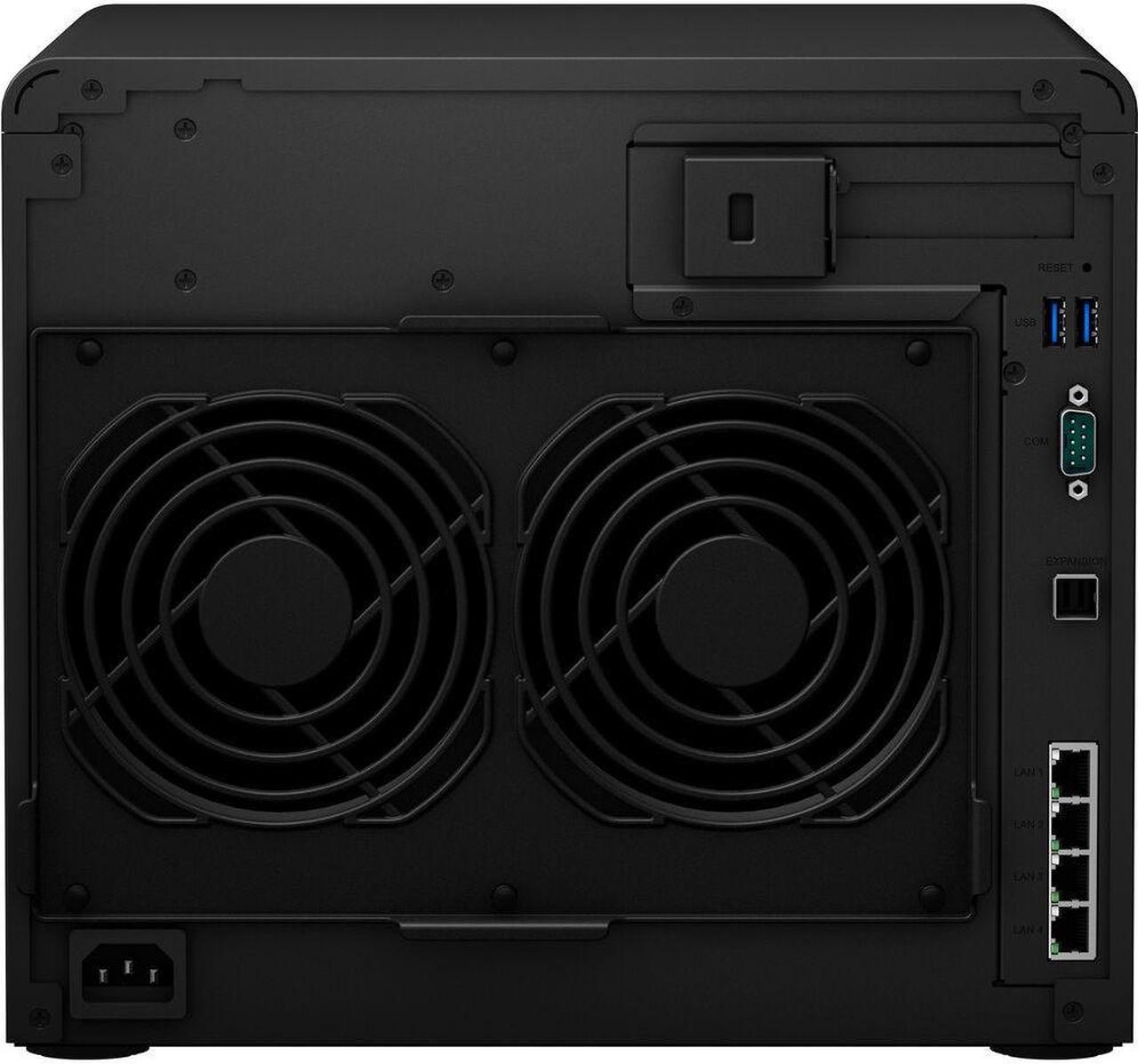 Alt view image 5 of 5 - Synology DiskStation DS2422+ NAS Server with Ryzen 2.2GHz CPU, 32GB Memory, 264TB HDD Storage, 4 x 1GbE LAN Port, DSM Operating System