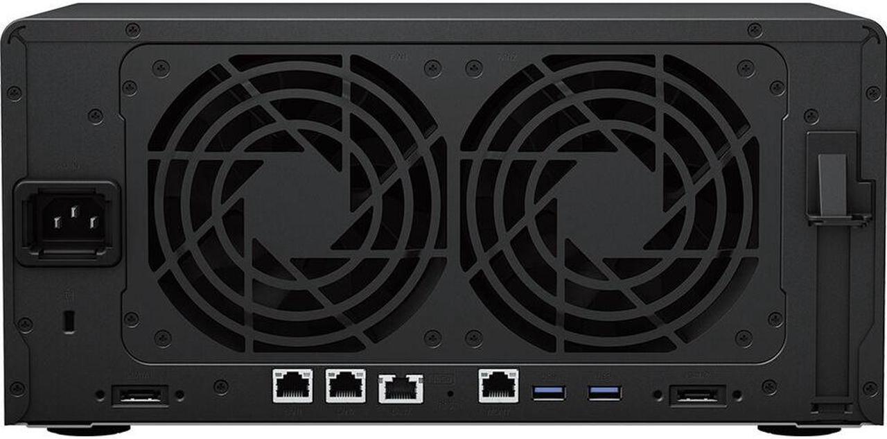 Alt view image 5 of 5 - Synology DiskStation DS1823xs+ NAS Server with Ryzen 3.35GHz CPU, 32GB Memory, 176TB HDD Storage, 2TB M.2 NVMe SSD, 1 x 10GbE LAN Port, DSM Operating System