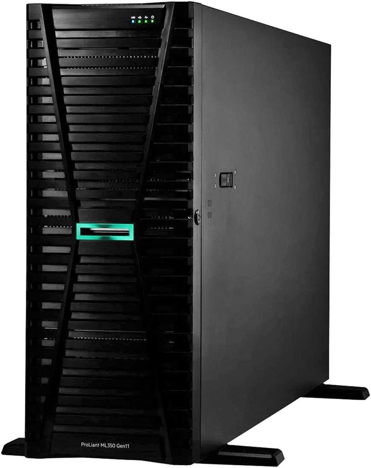 Alt view image 7 of 7 - HPE ProLiant ML350 Gen11 4U Tower Server Bundled With Dual Xeon 4410y 12-Core 2GHz, 256GB DDR5 Memory, 7.68TB Enterprise SAS 12Gb/s SSD Storage, RAID, Dual Power iLO and Windows Server 2022 Standard