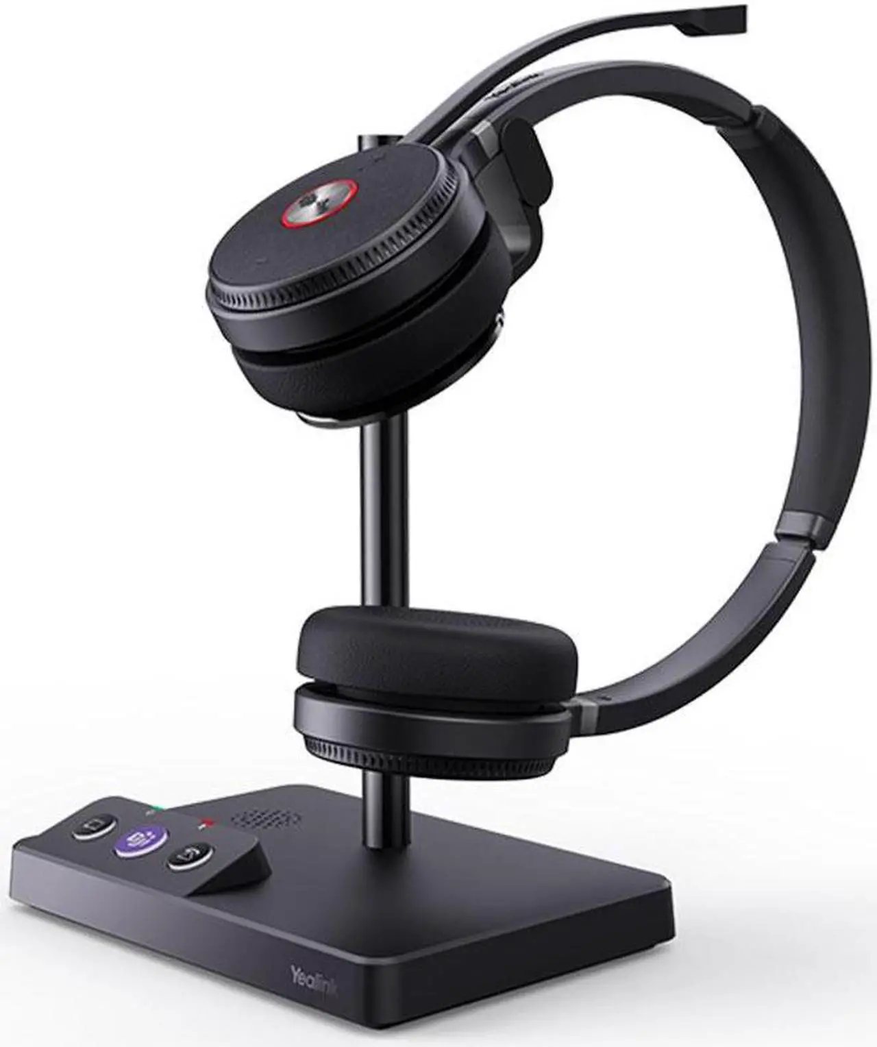 Alt view image 2 of 6 - Yealink WH62 Dual Wireless Bluetooth Over Ear Headset Bundle with Cam 313 2MP Webcam, MK540 Wireless Keyboard and Mouse, Gel Mouse & Wrist Pad, Mini Speaker, Pack of 4