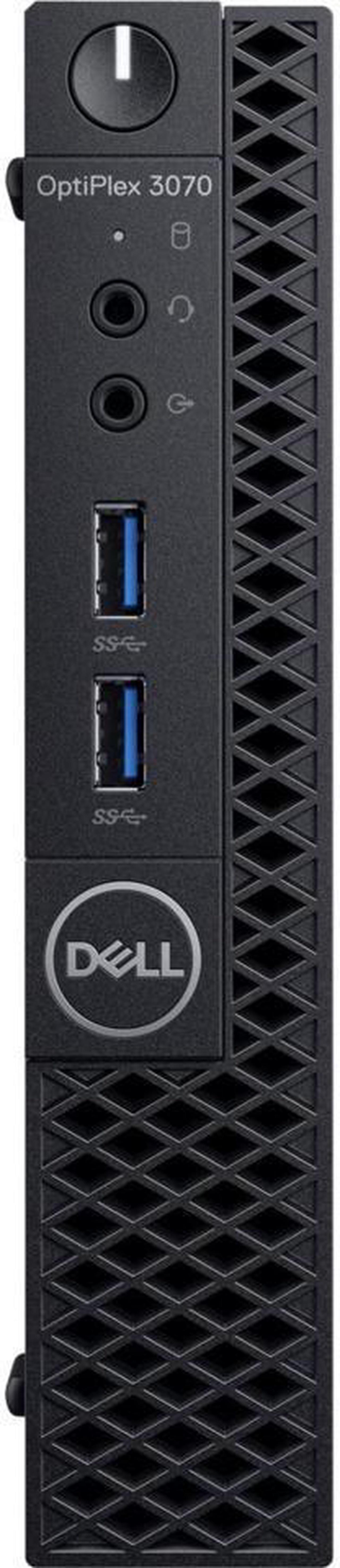 Alt view image 2 of 3 - Dell Optiplex 3070 Micro Desktop Computer, Intel Core i5-8500T 2.1GHz CPU, 8GB DDR4, 256GB SSD, Intel UHD Graphics 630, Windows 10 Pro, KPGGF