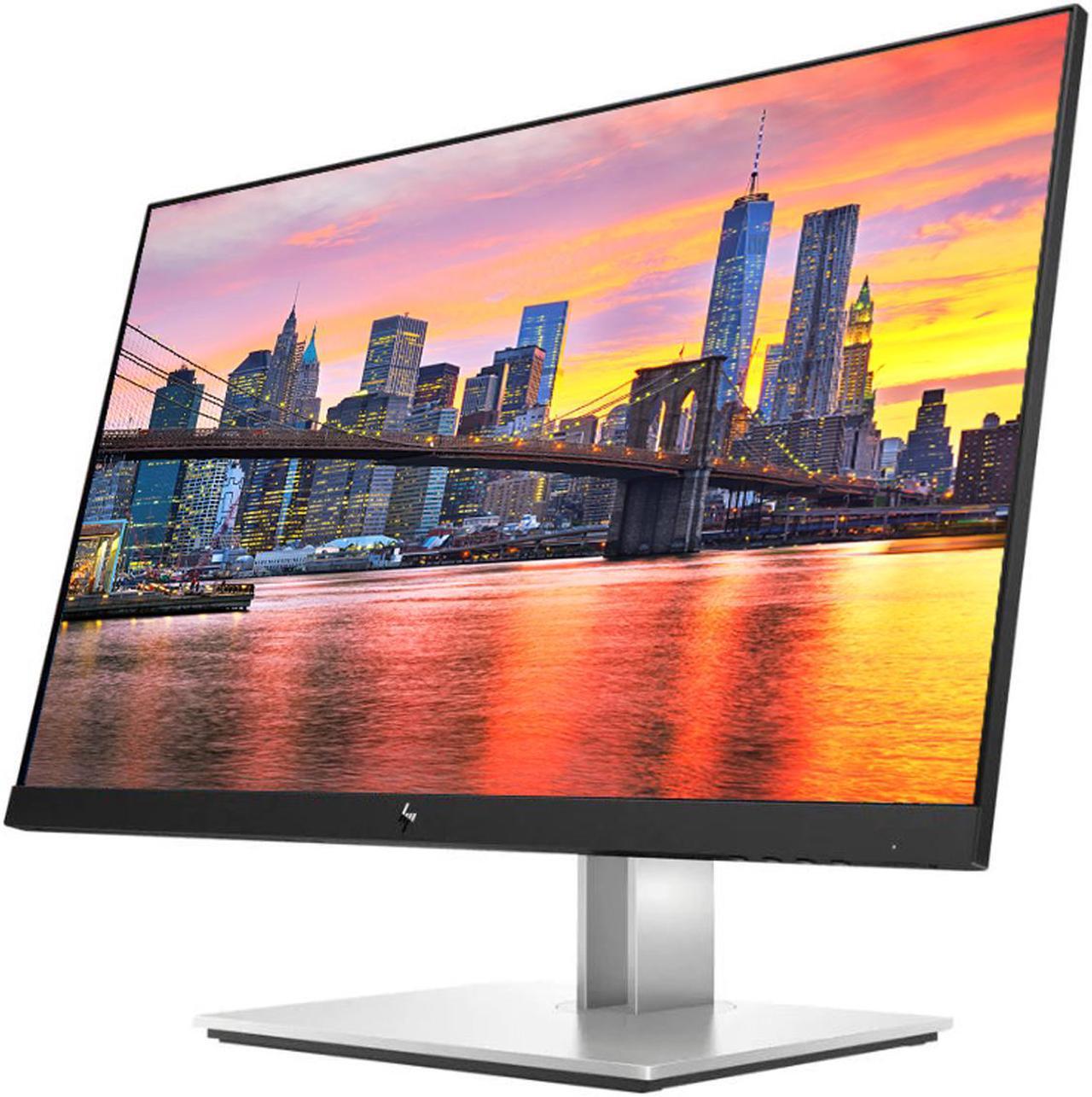 Alt view image 2 of 7 - HP EliteDisplay E24q G4 24 Inch QHD IPS Office Monitor Bundle with HDMI, Blue Light Filter, Bluetooth Magnetic Pro Travel Friendly Speakers, MK270 Wireless Keyboard and Mouse, and Gel Pads