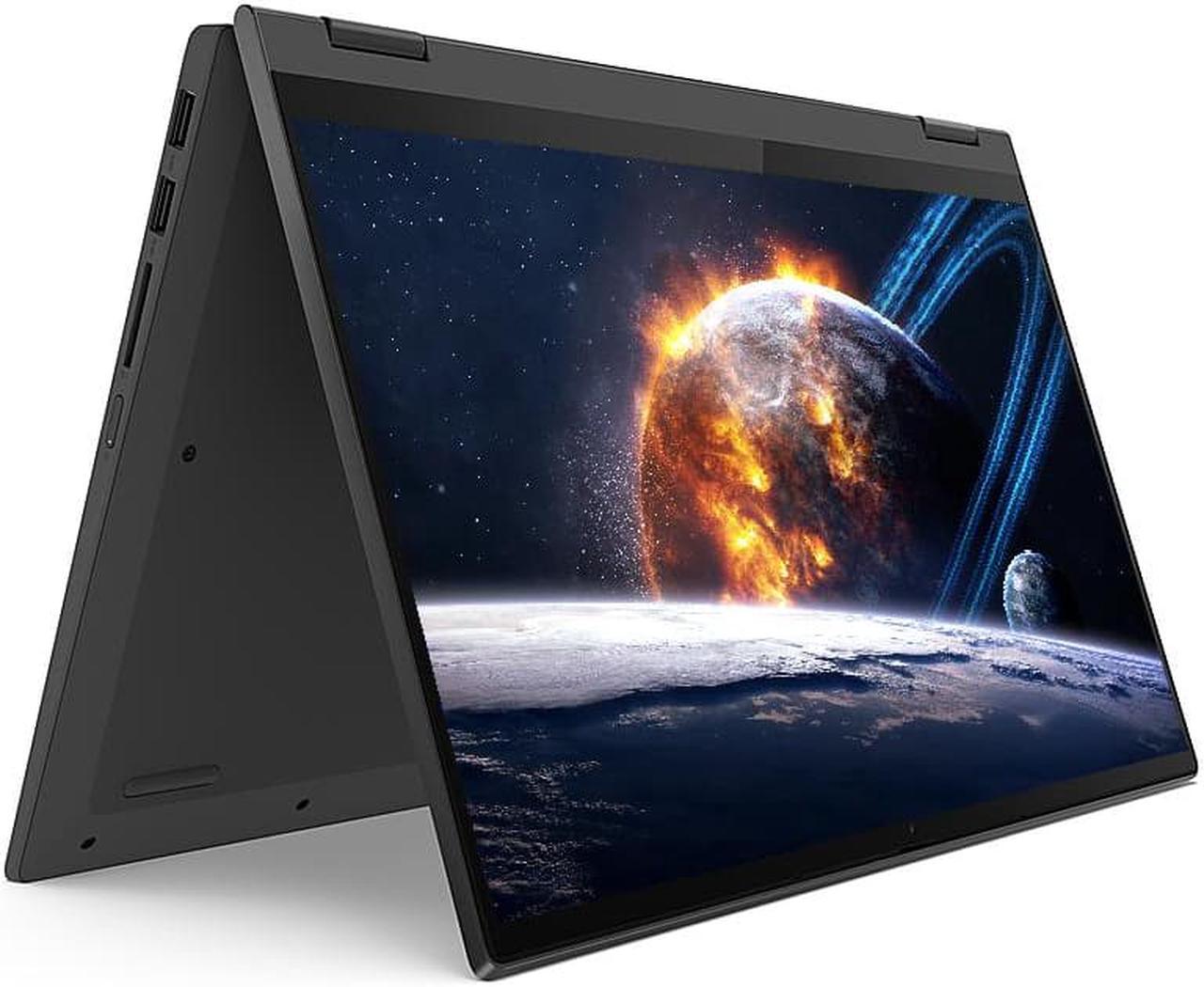 Alt view image 2 of 7 - Lenovo IdeaPad Flex 5i 14" 2-in-1 Touchscreen Laptop Bundle with Intel Core i5-1135G7 Quad-Core 4.20GHZ, 8GB DDR4, 256GB NVMe SSD, Intel Iris Xe Graphics, IPS, Dark Gray, Win 10 Home and Laptop Bag