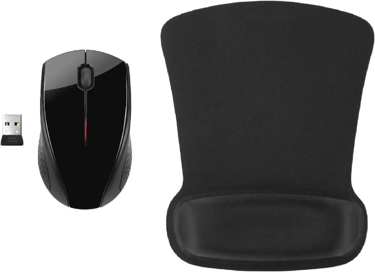 Alt view image 5 of 7 - Fashionit U Speakers Bluetooth Boost Speaker Travel Home Office Bundle with Black Wireless Mouse X3000 G2, & Coordinating Gel Mouse Pad, for Modern Workspace - Black