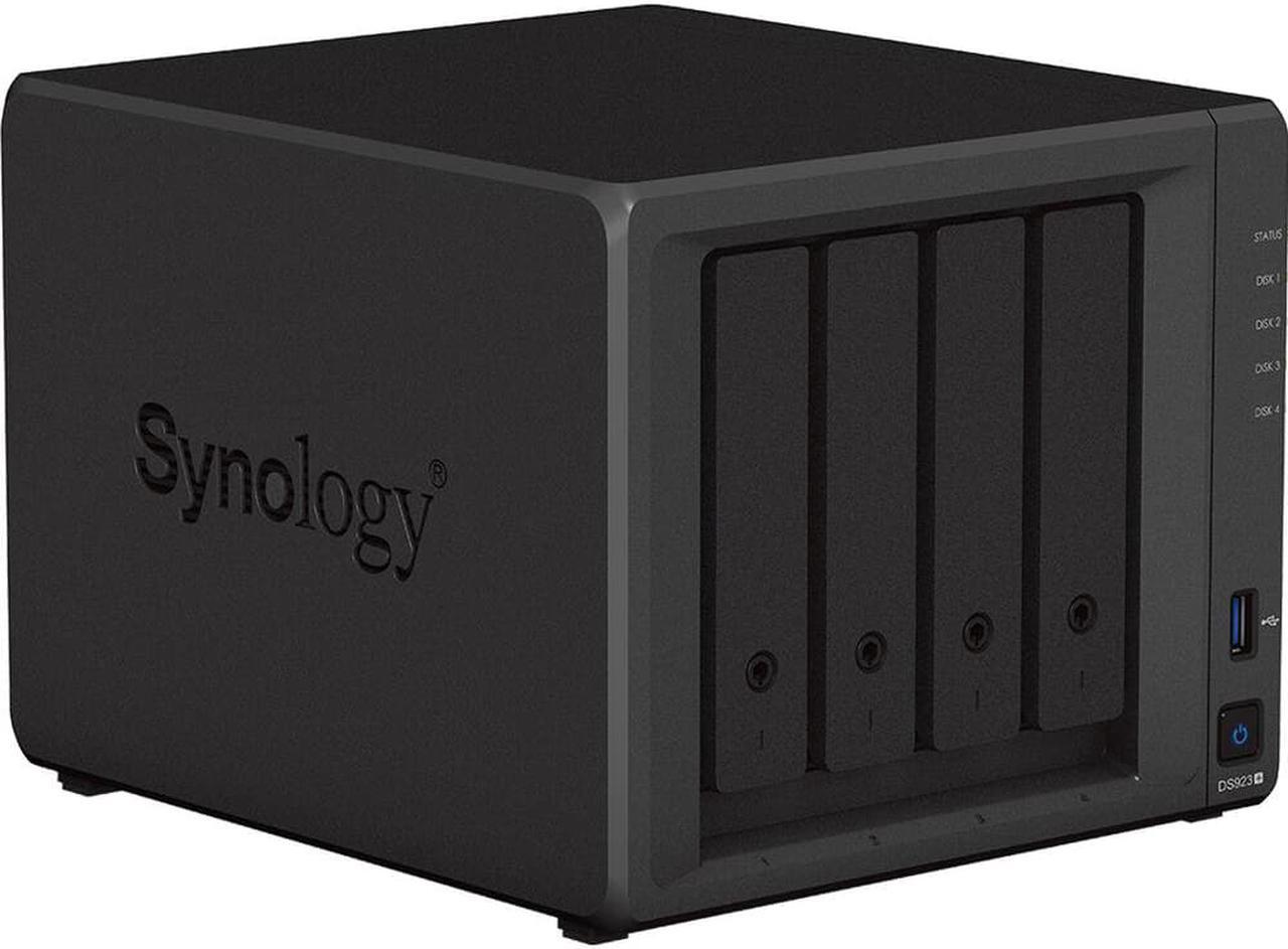 Alt view image 7 of 7 - Synology DiskStation DS923+ NAS Server with Ryzen 2.6GHz CPU, 32GB Memory, 48TB HDD Storage, 1TB M.2 NVMe SSD, 2 x 1GbE LAN Ports, DSM Operating System