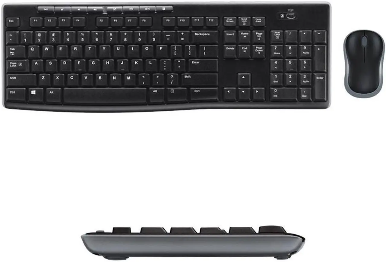 Alt view image 4 of 7 - Lenovo ThinkVision P24h 2560 x 1440 LED QHD LCD, 2-Pack Bundle with HDMI, DisplayPort, Daisy Chain ready, Dock, USB-C, USB Hub, Dual Monitor Stand, MK270 Wireless Keyboard & Mouse, Mouse & Wrist Pad