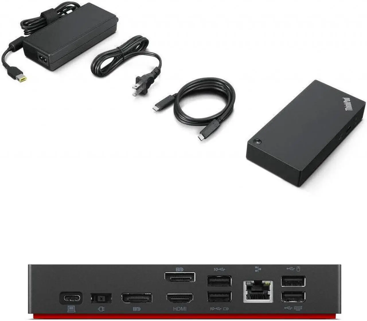 Alt view image 3 of 7 - Lenovo ThinkVision P24h 2560 x 1440 LED QHD LCD, 2-Pack Bundle with HDMI, DisplayPort, Daisy Chain ready, Dock, USB-C, USB Hub, Dual Monitor Stand, MK270 Wireless Keyboard & Mouse, Mouse & Wrist Pad