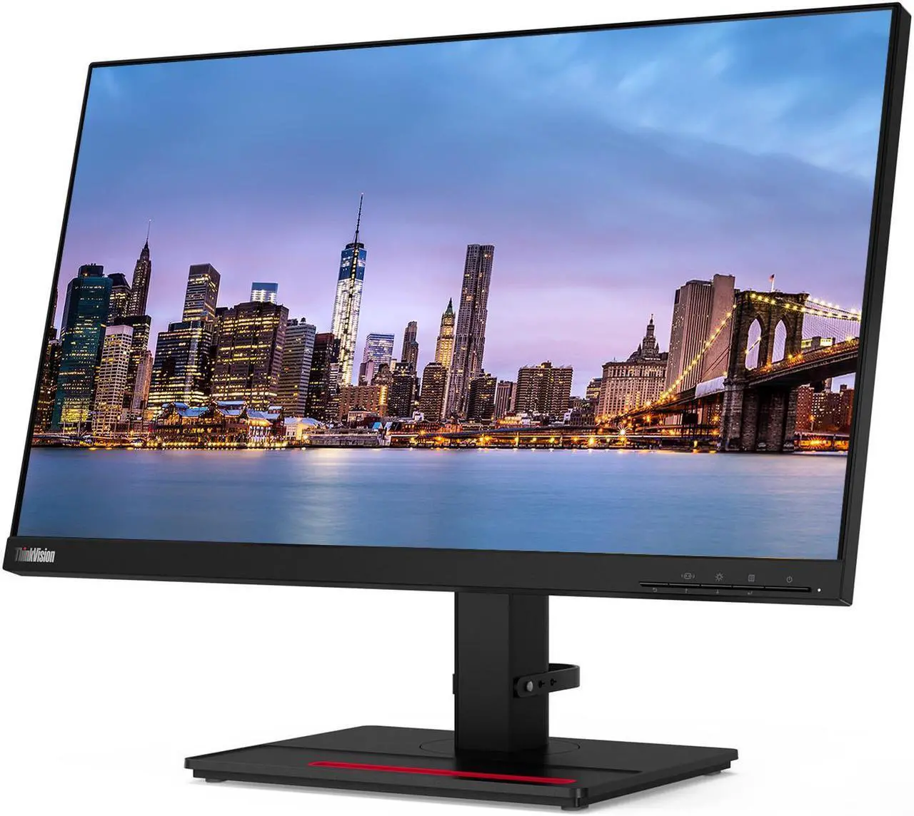 Alt view image 2 of 7 - Lenovo ThinkVision P24h 2560 x 1440 LED QHD LCD, 2-Pack Bundle with HDMI, DisplayPort, Daisy Chain ready, Dock, USB-C, USB Hub, Dual Monitor Stand, MK270 Wireless Keyboard & Mouse, Mouse & Wrist Pad