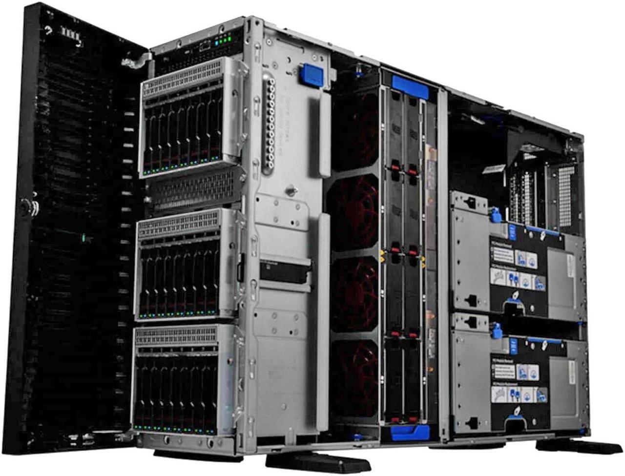 Alt view image 5 of 7 - HPE ProLiant ML350 Gen11 4U Tower Server Bundled With Dual Xeon 4410y 12-Core 2GHz, 256GB DDR5 Memory, 7.68TB Enterprise SAS 12Gb/s SSD Storage, RAID, Dual Power iLO and Windows Server 2022 Standard