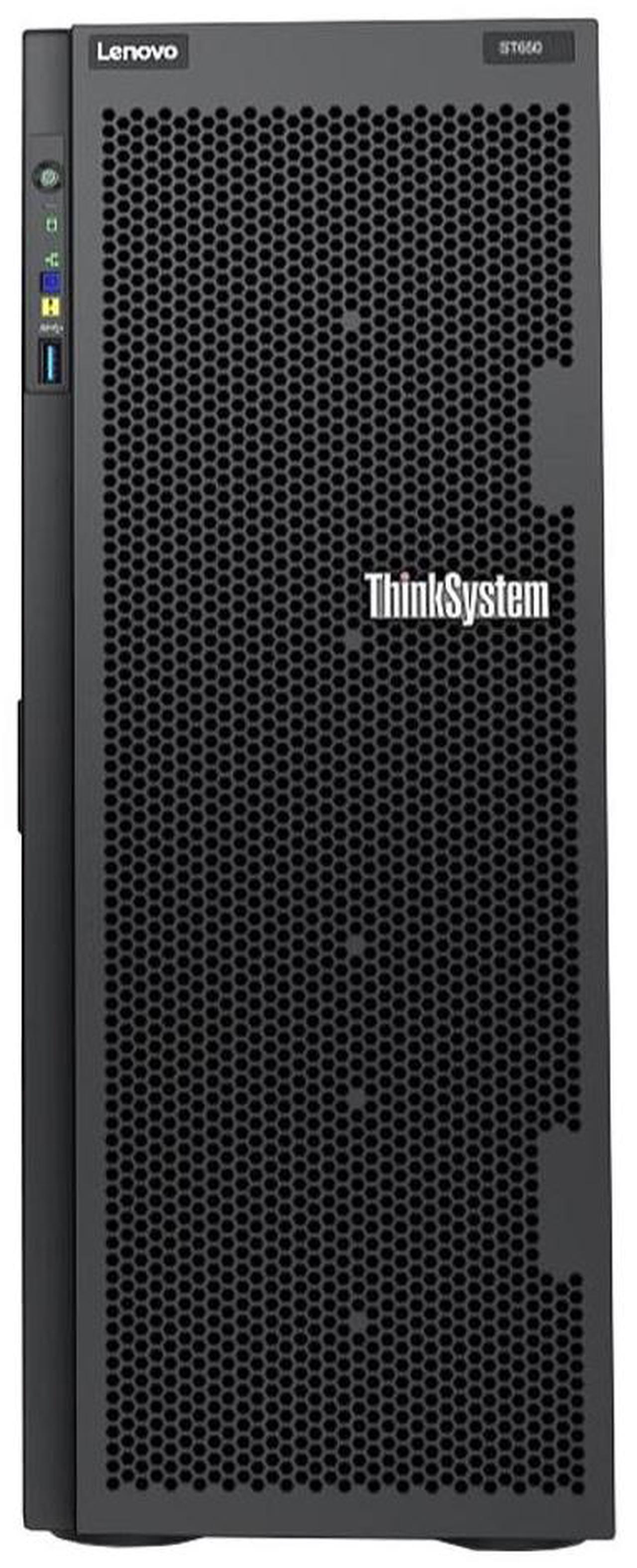 Main image of Lenovo ThinkSystem ST650 Tower Server, 2 x Intel Xeon Silver 4309Y, 64GB DDR4, 1TB SSD, 12TB HDD, RAID, Matrox G200 Graphics