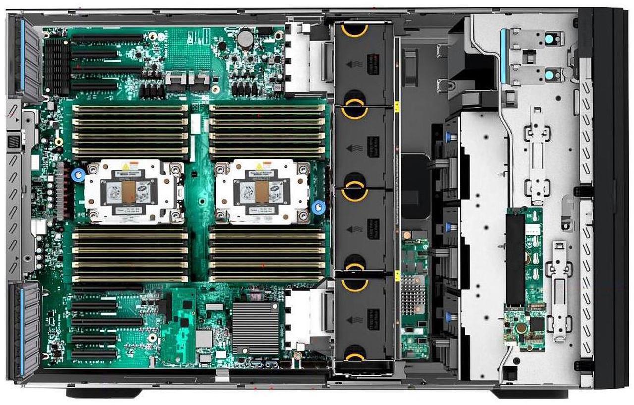 Alt view image 4 of 6 - Lenovo ThinkSystem ST650 Tower Server, 2 x Intel Xeon Silver 4309Y, 64GB DDR4, 1TB SSD, 12TB HDD, RAID, Matrox G200 Graphics