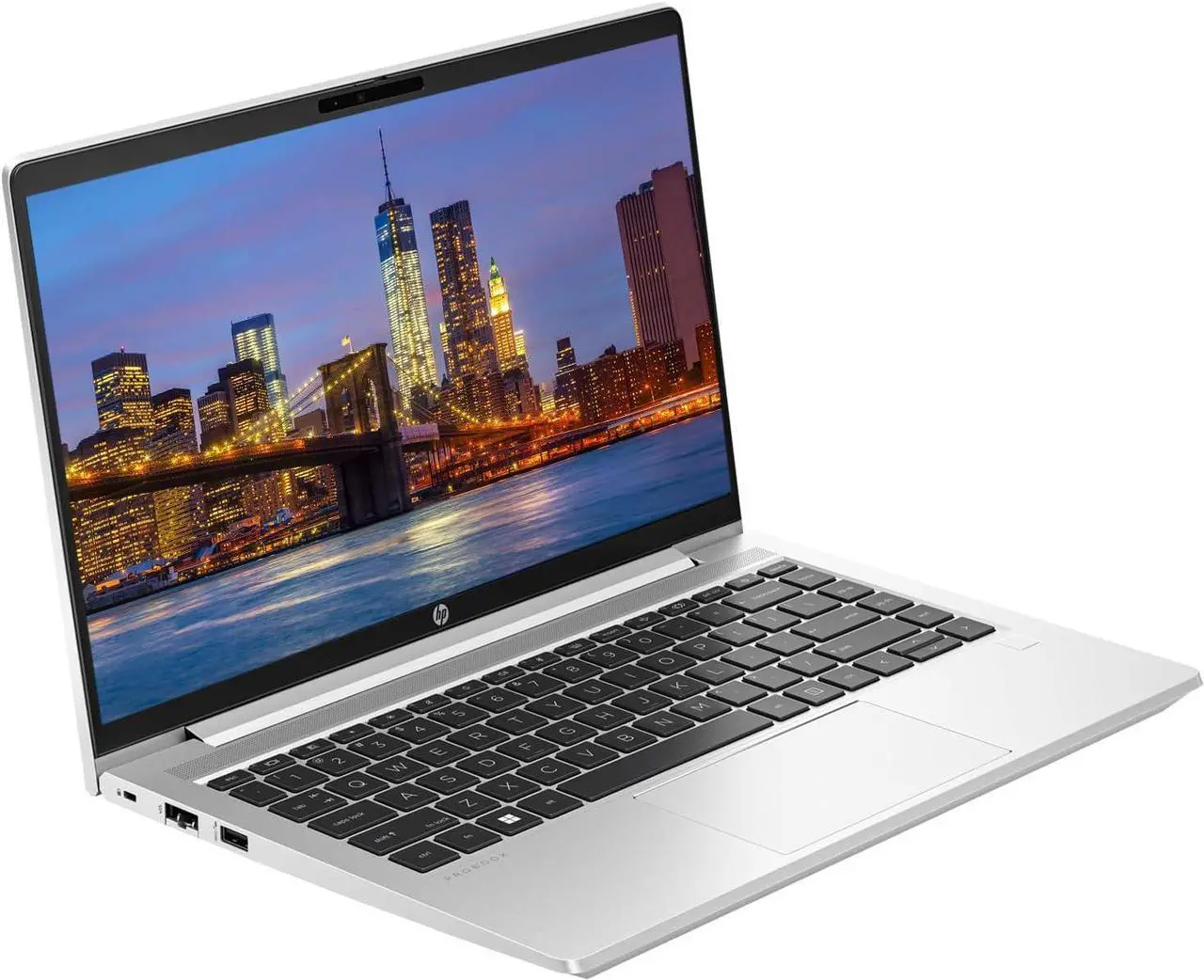 Alt view image 2 of 7 - HP ProBook 445 G10 14" Ryzen 7, 16GB RAM, 512GB SSD, Bundle with 2 x EliteDisplay E27 27" Monitors, Dual Stand, USB-C Dock, MK670 Wireless Keyboard and Mouse, Gel Pad, Webcam, Headphones, Bag