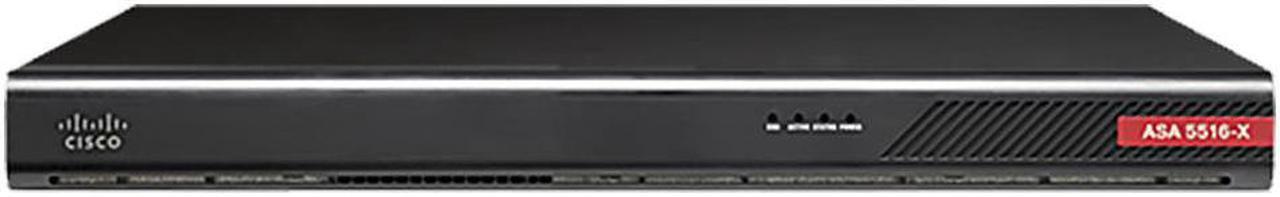 Main image of Cisco ASA 5516-X Network Security/Firewall Appliance - 8 Port - 10/100/1000Base-T - Gigabit - 3DES,