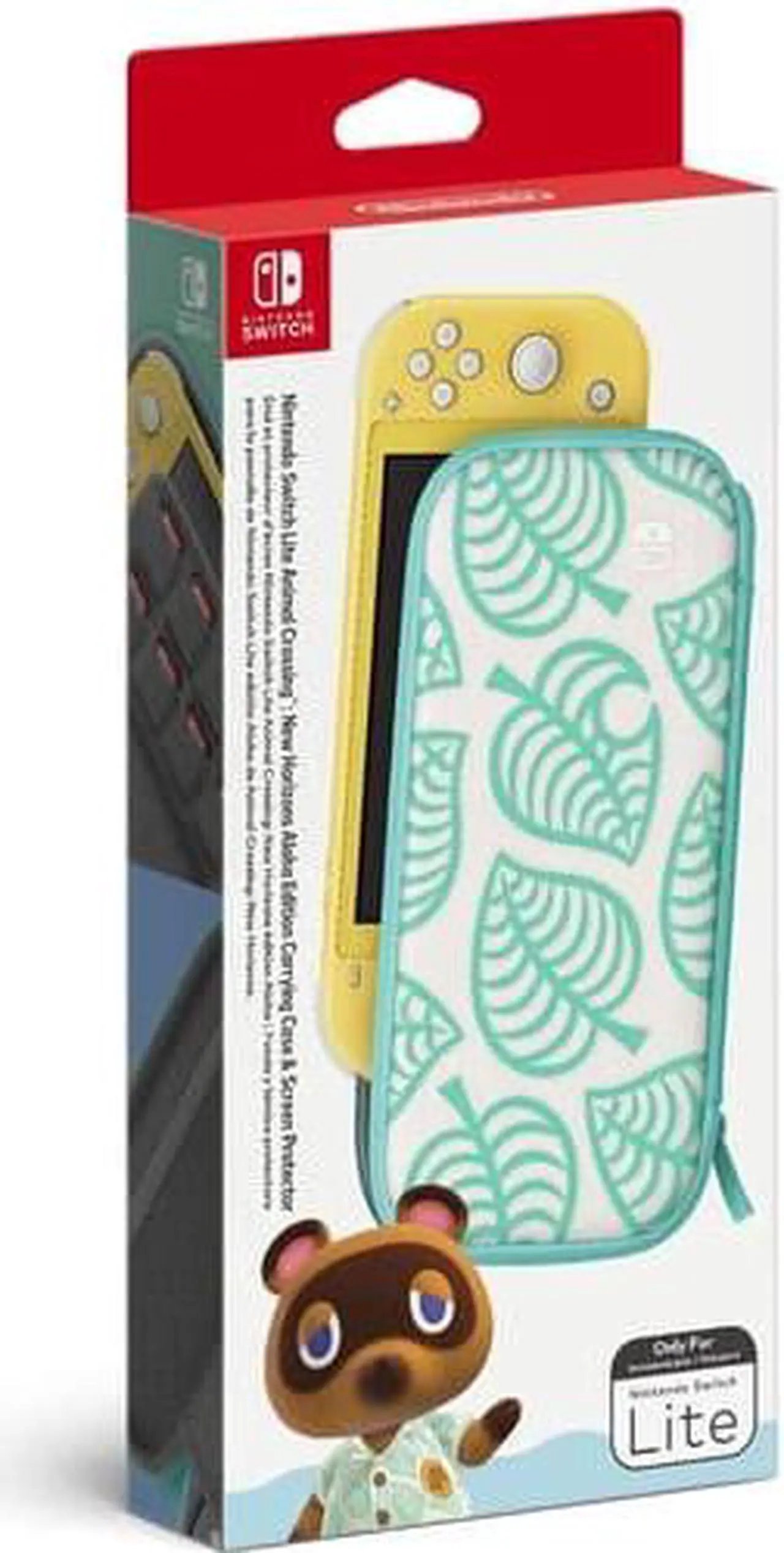 Alt view image 9 of 9 - Nintendo Switch Lite Carrying Case - Animal Crossing: New Horizons Aloha Edition