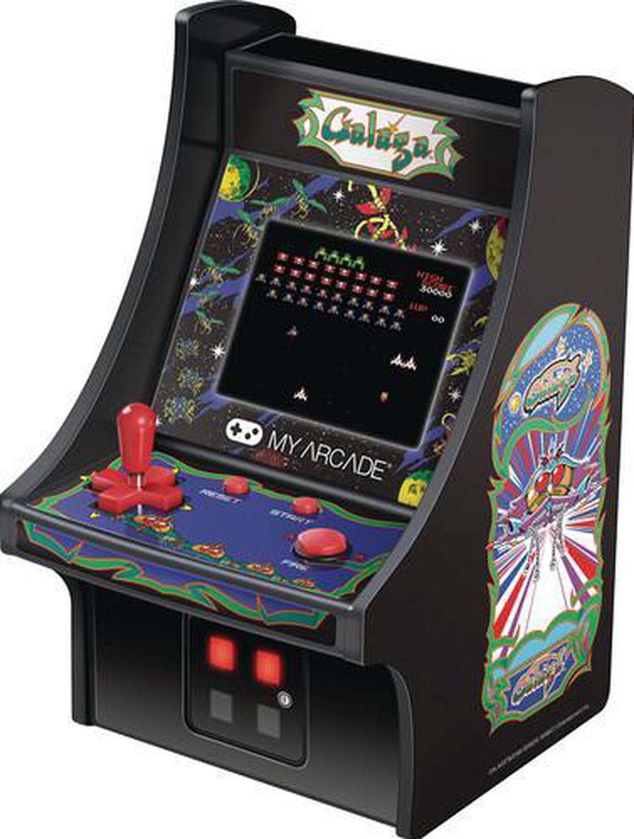 Alt view image 19 of 20 - MY ARCADE BANDAI NAMCO GALAGA 6" Micro Arcade Machine Portable Handheld Video Game