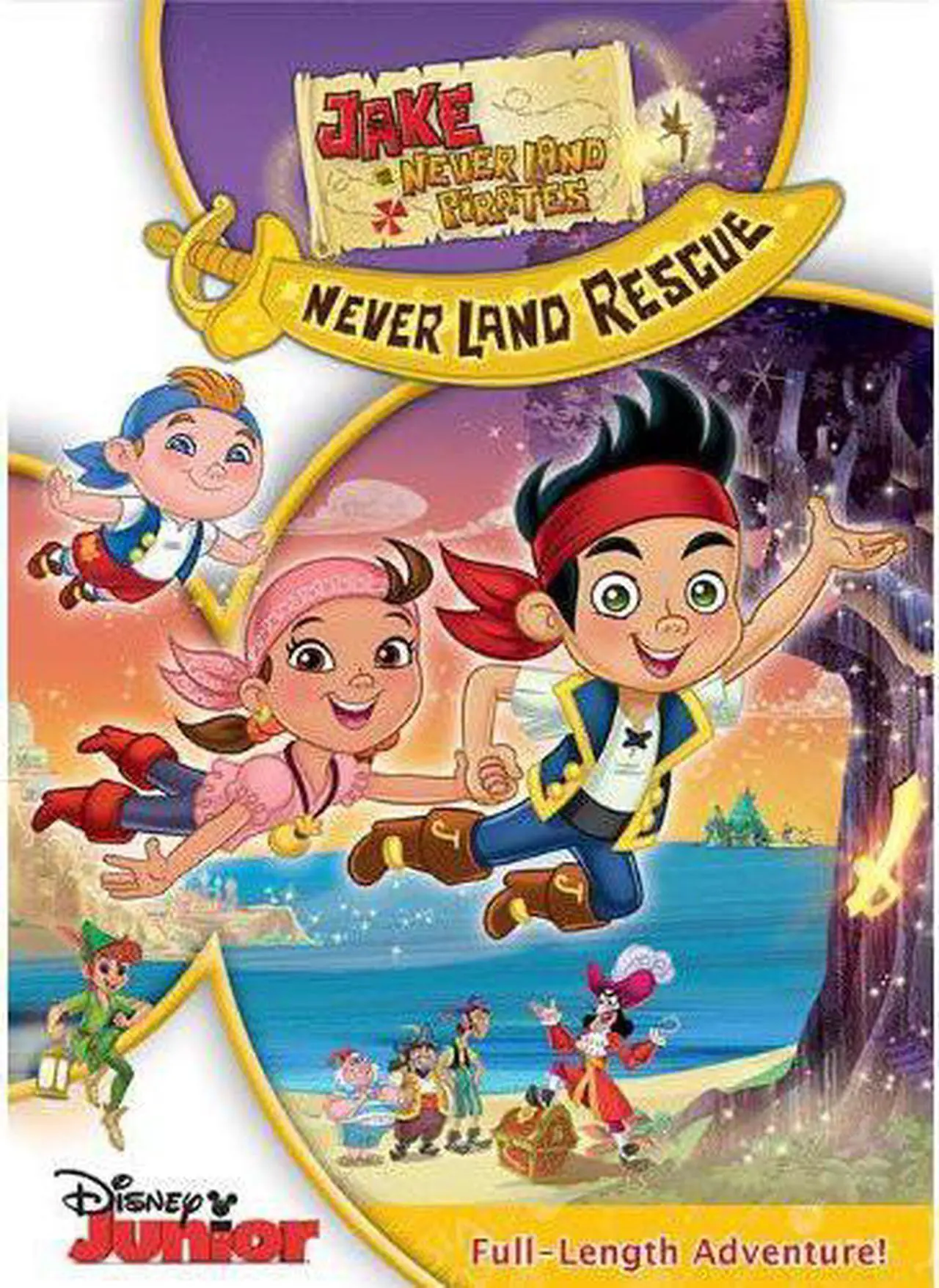 Alt view image 4 of 5 - Disney Jake and the Never Land Pirates: Jake's Never Land Rescue DVD