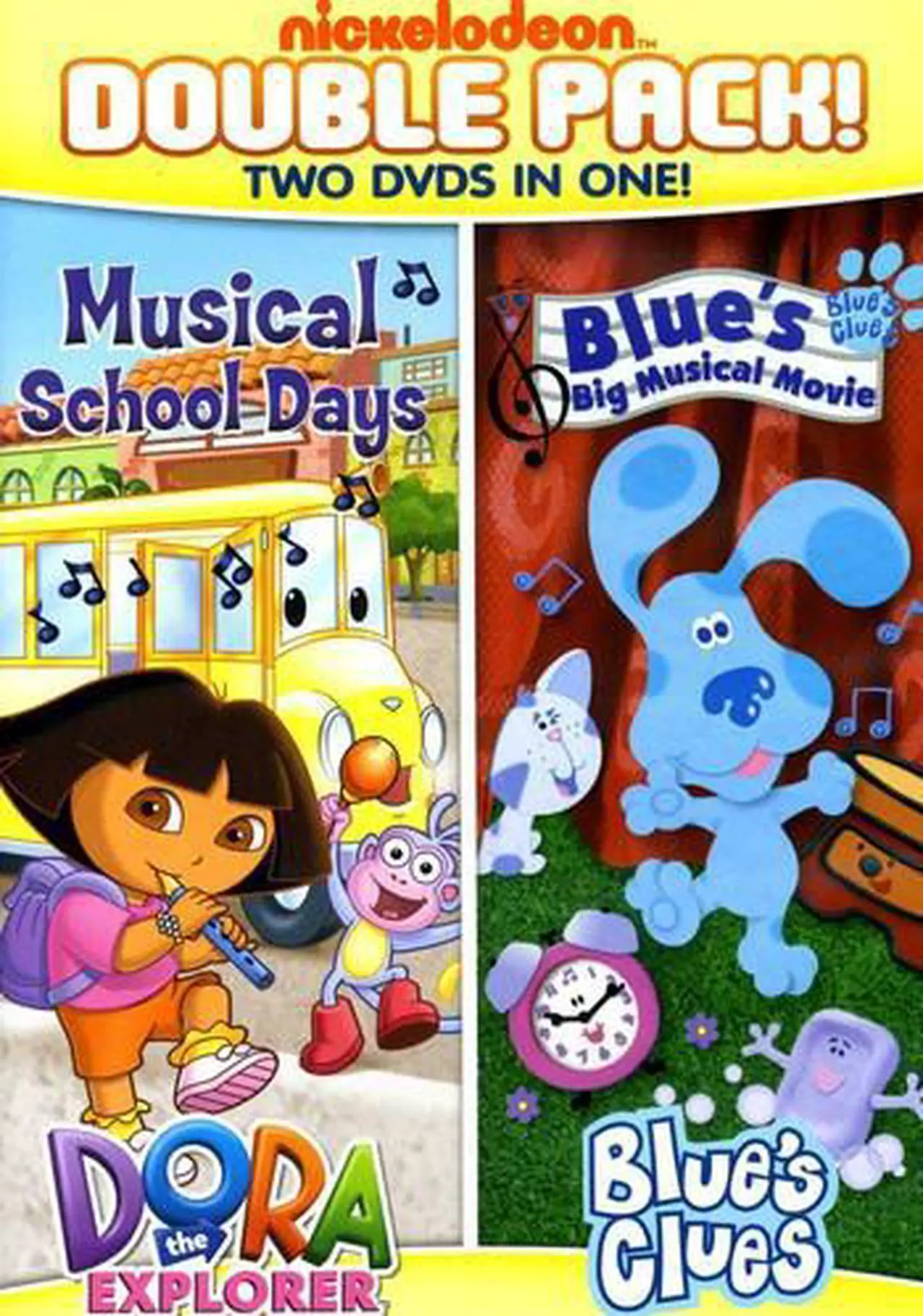 Alt view image 3 of 3 - Dora & Blues Clues Double Feature: Musical Days & Blue's Big Musical Movie DVD