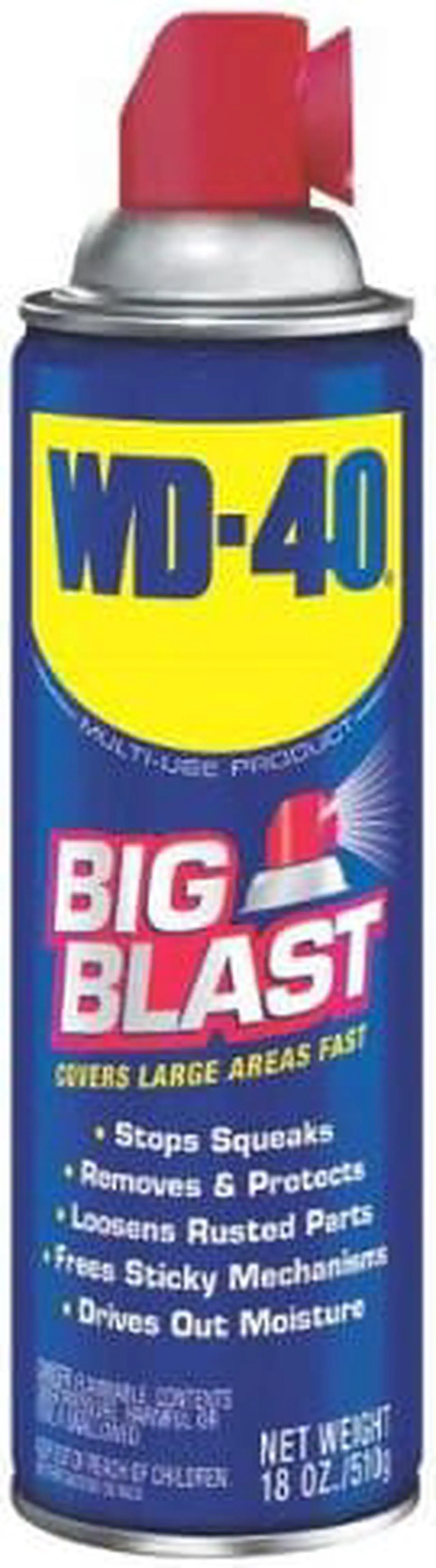 Alt view image 2 of 11 - WD-40 490095 Big Blast®, Lubricant, Aerosol Can, 18 Oz.