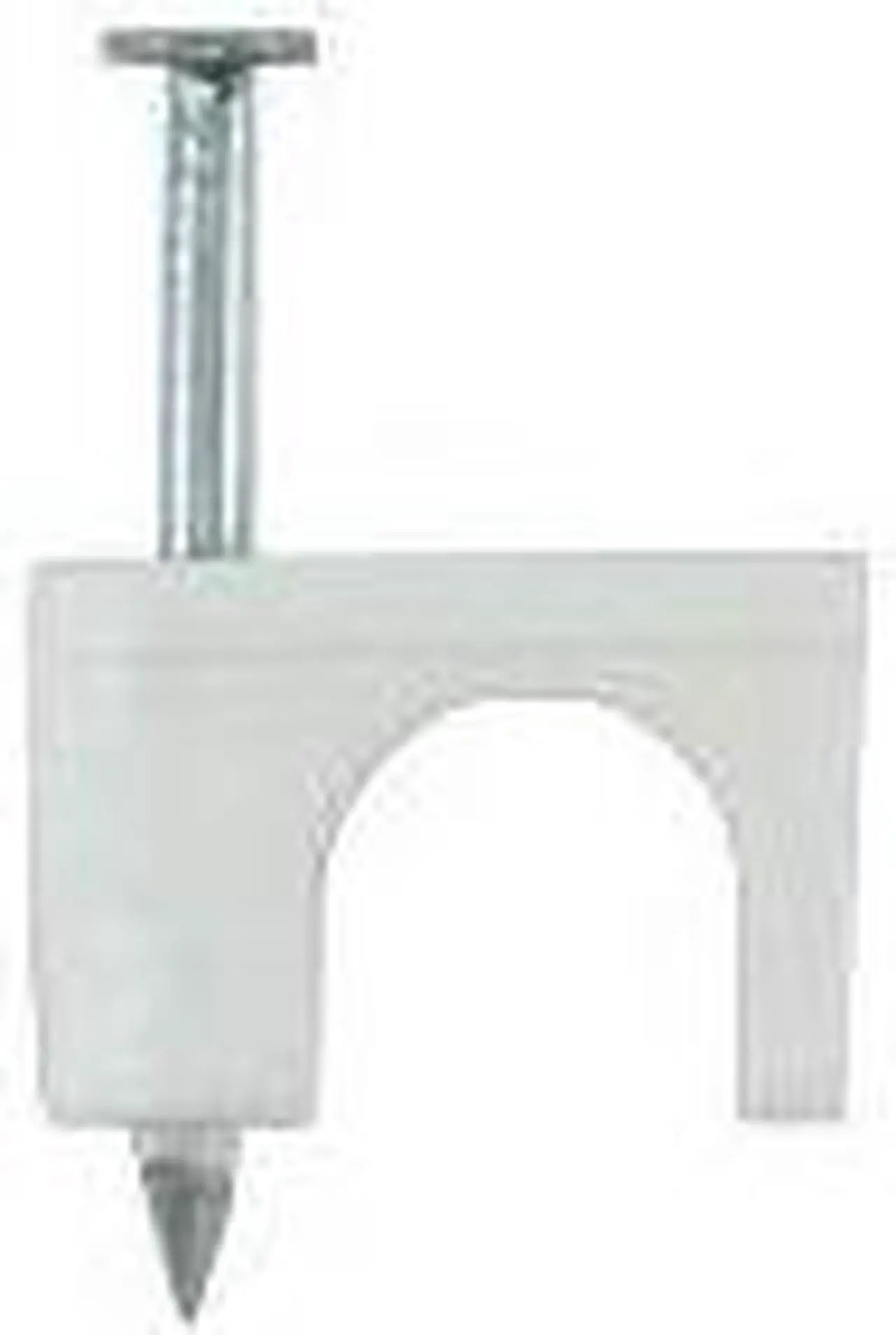 Main image of 25Pk Cable Staple, 1/4" Crown, Plastic, White GB-Gardner Bender Cable Ties White
