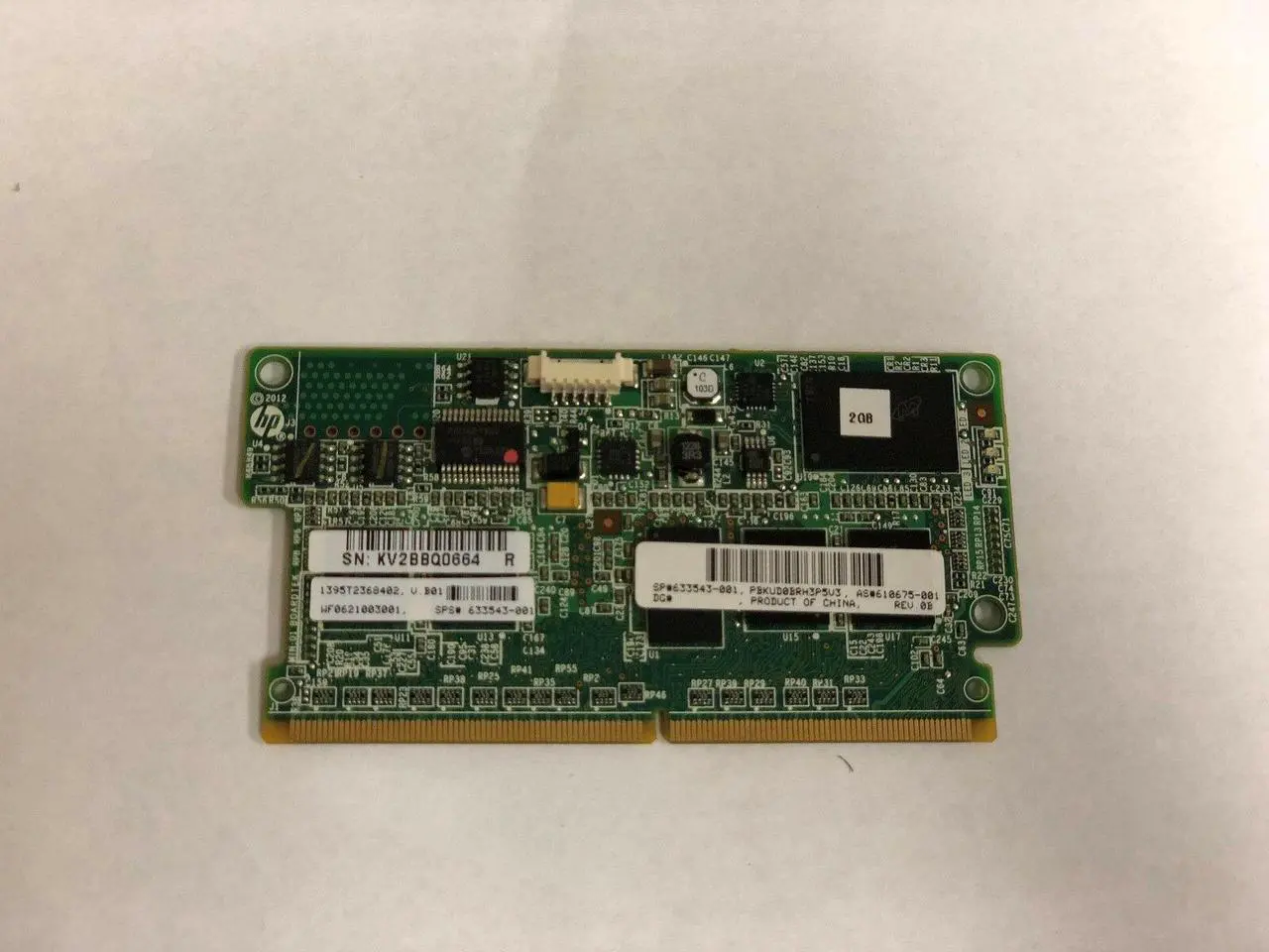 Main image of HP 633543-0012GB FBWC CACHE MEMORY 610675-001