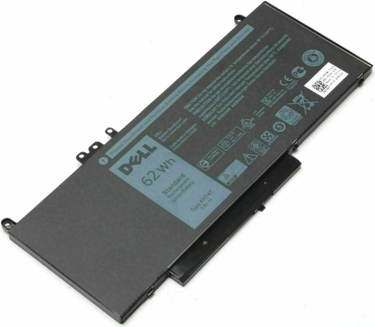 Alt view image 13 of 20 - Dell Latitude E5470 E5570 Precision 3510 4-cell 62Wh OEM Original Battery 6MT4T