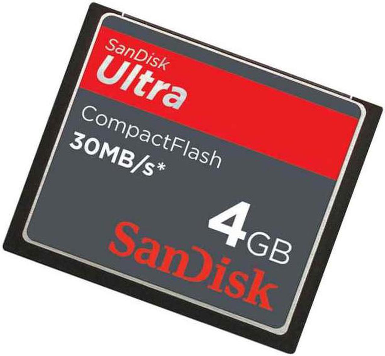 Alt view image 2 of 2 - SanDisk SDCFH-004G CGG 4GB 50p CF 30MB/s 100x SanDisk Ultra Bulk Compact Flash Card w/SN RFB