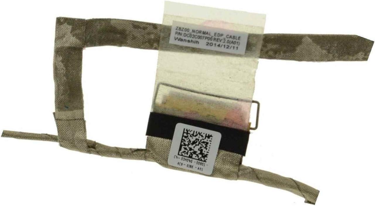 Alt view image 3 of 9 - Dell OEM Latitude E7250 12.5" LCD Video Ribbon Cable 3H0NG