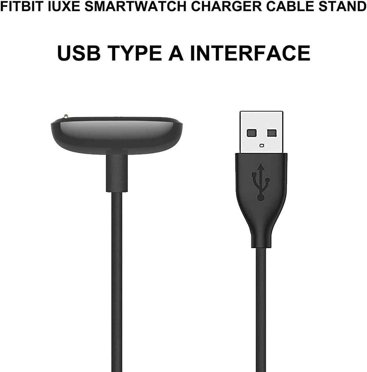 Alt view image 6 of 7 - Luxe/Charge 5 Smart Watch Charger Cable Compatible With Fitbit Luxe Chargers/Fitbit Charge 5 Charging Usb Cord Replacement Accessories For Fitbit Luxe Wellness Fitness Tracker -3.3 Ft Long