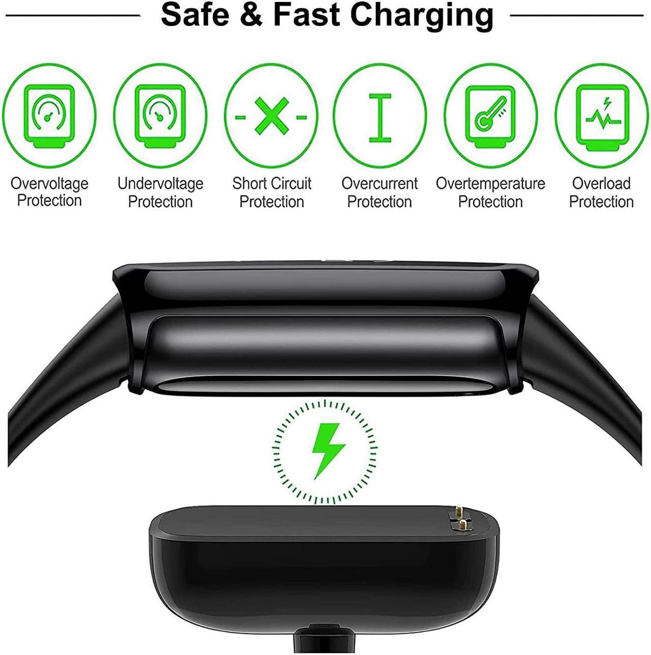 Alt view image 4 of 7 - Luxe/Charge 5 Smart Watch Charger Cable Compatible With Fitbit Luxe Chargers/Fitbit Charge 5 Charging Usb Cord Replacement Accessories For Fitbit Luxe Wellness Fitness Tracker -3.3 Ft Long